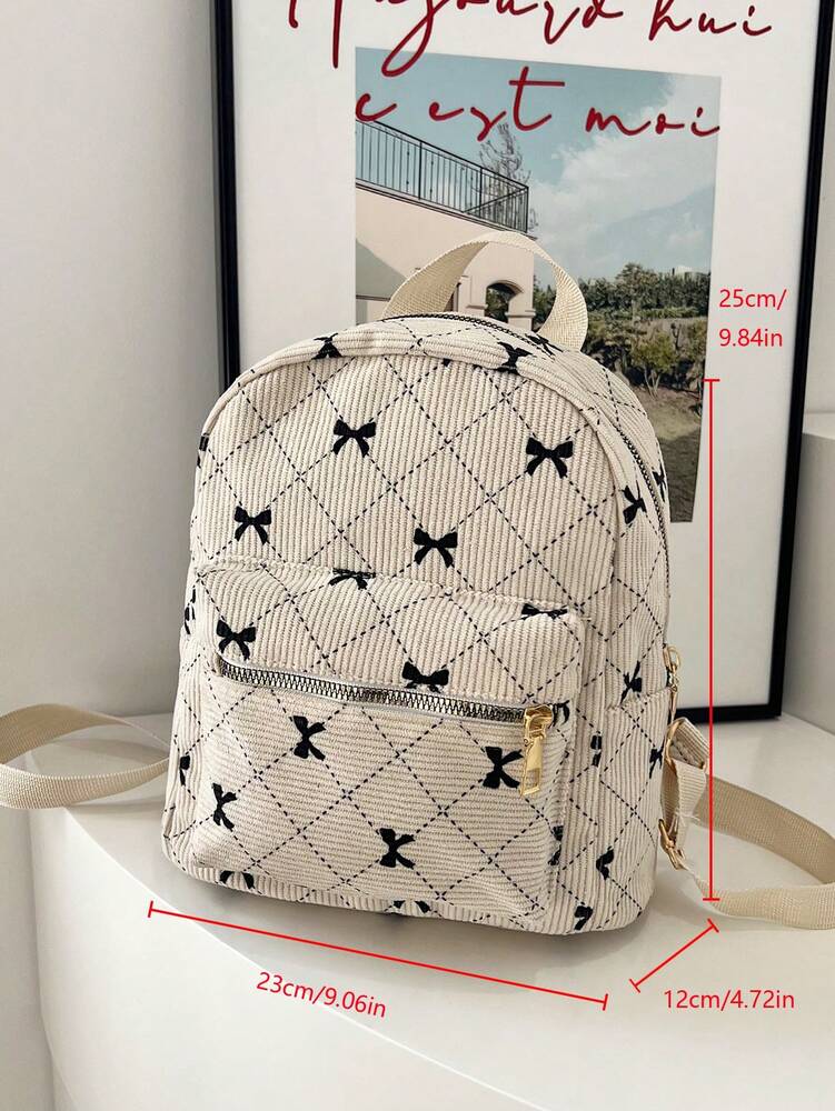 Minimalist Casual Versatile Large Capacity Backpack For Women Teen Girls College Students Outdoor Travel School Bag Preppy Back To School