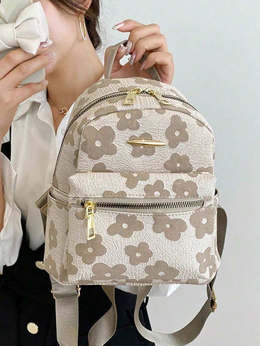 Corduroy Laptop Work Backpack For Women Small Waterproof Campus Daypack Business Commuting Travel Shoulder Bag Multi Pocket School Bag