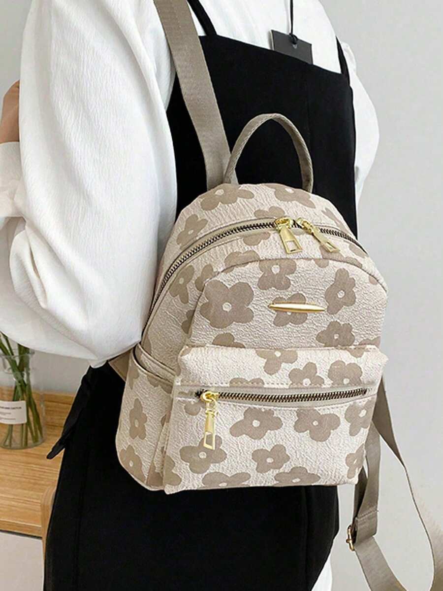 Corduroy Laptop Work Backpack For Women Small Waterproof Campus Daypack Business Commuting Travel Shoulder Bag Multi Pocket School Bag