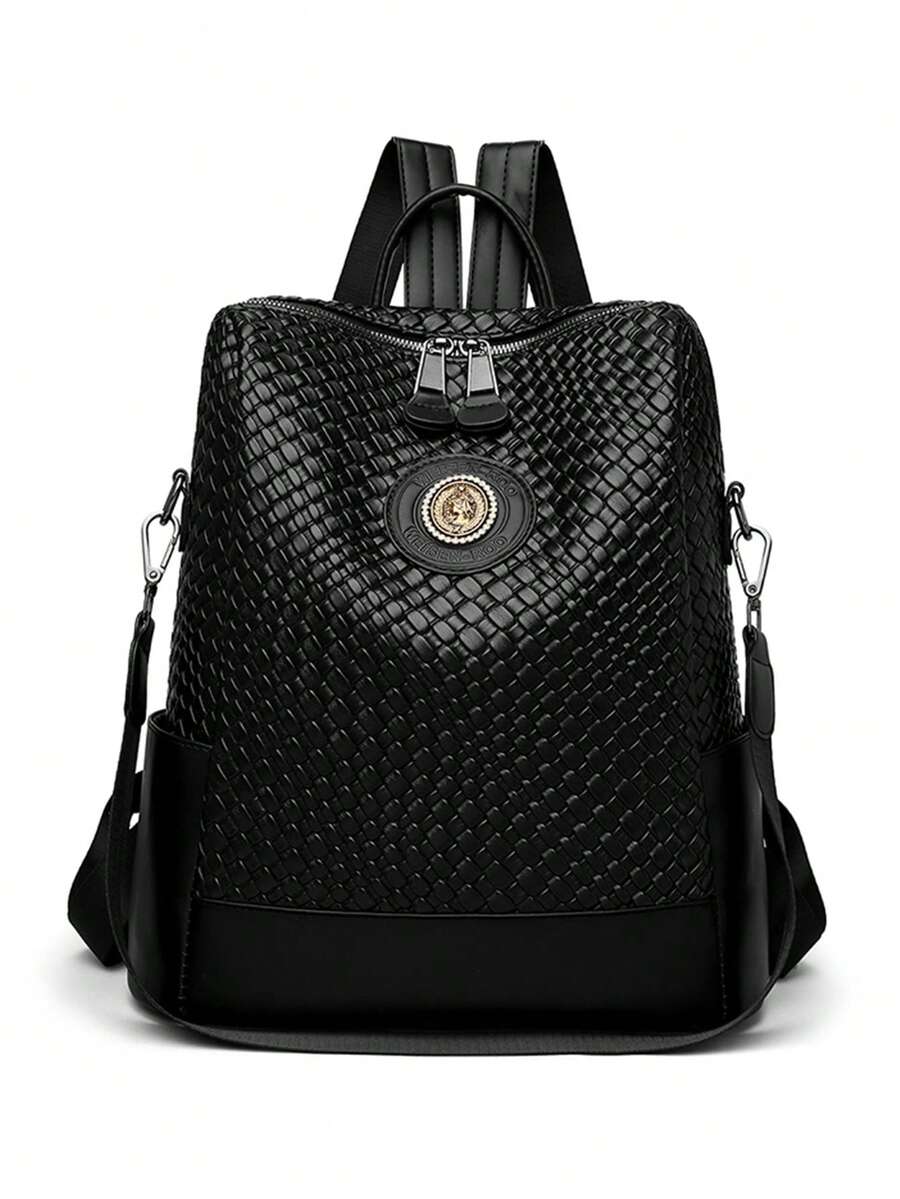 Luxury Leather Designer Backpack For Women Large Capacity Multifunctional Travel Shoulder Bag Fashion High Quality Girl School Bookbag