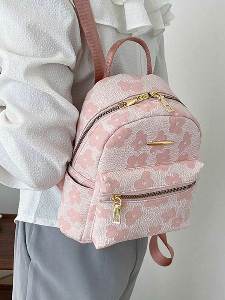 Corduroy Laptop Work Backpack For Women Small Waterproof Campus Daypack Business Commuting Travel Shoulder Bag Multi Pocket School Bag