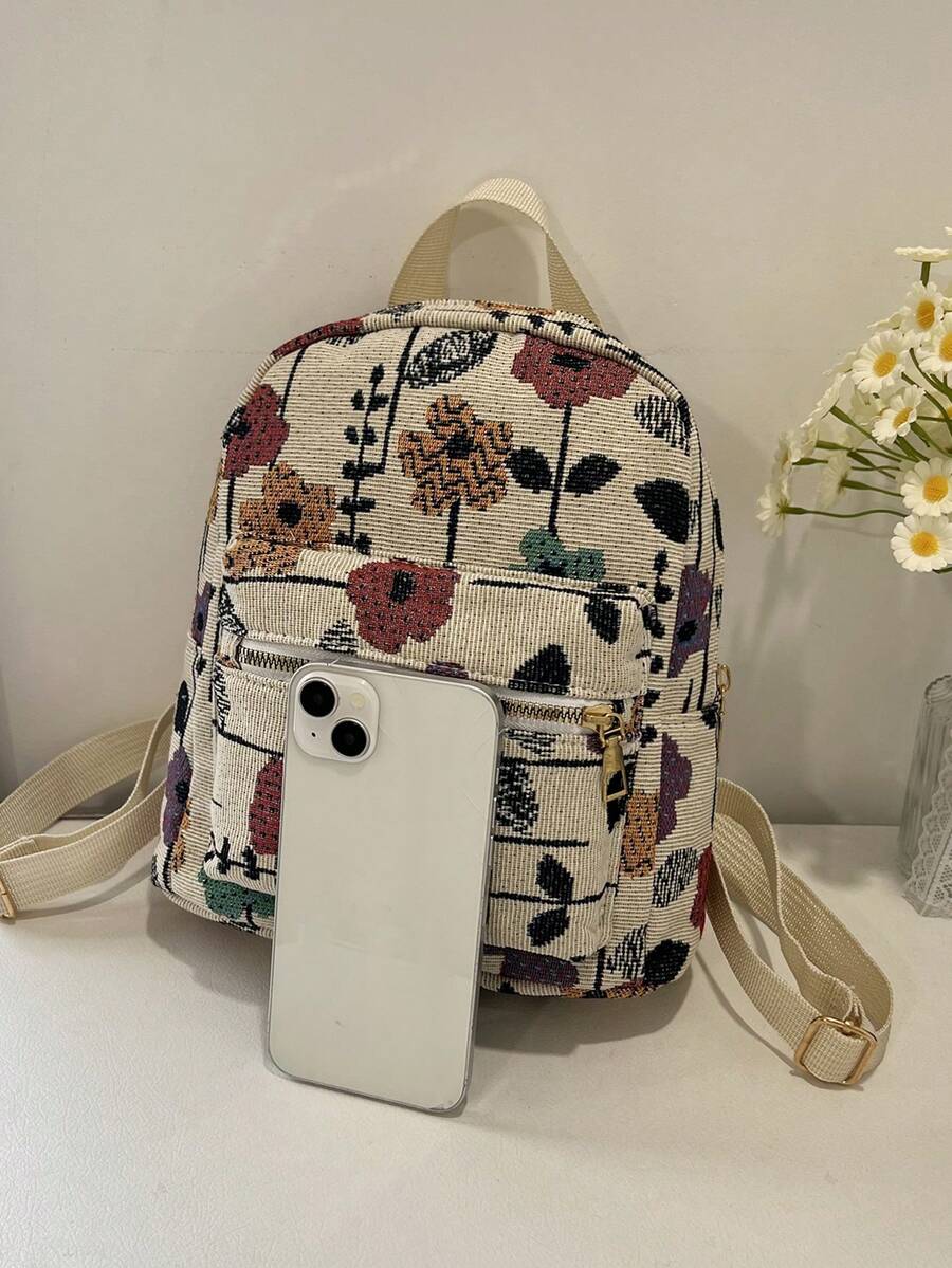 Minimalist Casual Versatile Large Capacity Backpack For Women Teen Girls College Students Outdoor Travel School Bag Preppy Back To School