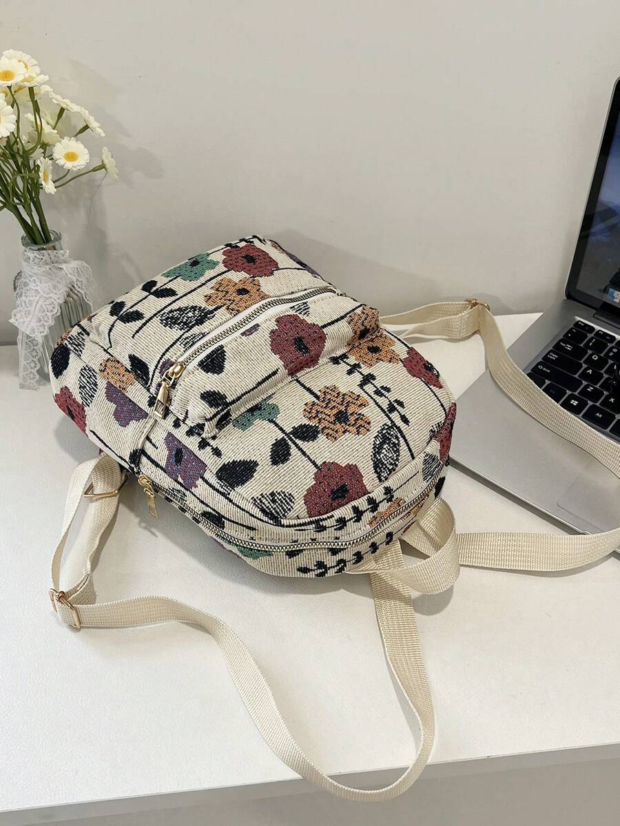 Minimalist Casual Versatile Large Capacity Backpack For Women Teen Girls College Students Outdoor Travel School Bag Preppy Back To School