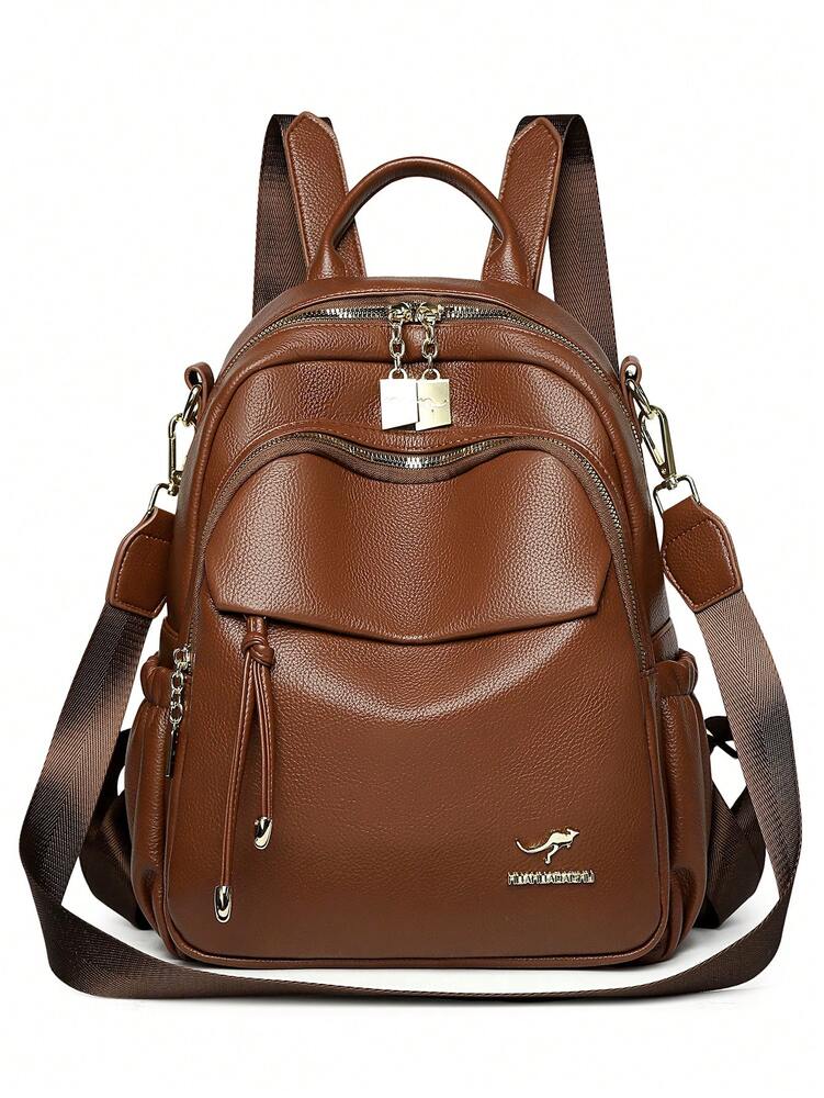 High Quality Leather Backpack For Women Girls Multifunctional Shoulder Bag Travel Backpack Casual Fashion School Bag Student Daypack