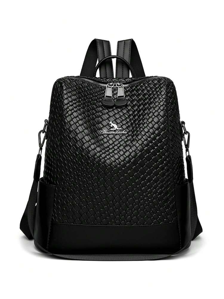 Luxury Leather Designer Backpack For Women Large Capacity Multifunctional Travel Shoulder Bag Fashion High Quality Girl School Bookbag