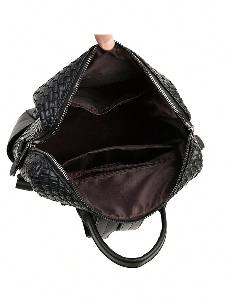 Luxury Leather Designer Backpack For Women Large Capacity Multifunctional Travel Shoulder Bag Fashion High Quality Girl School Bookbag