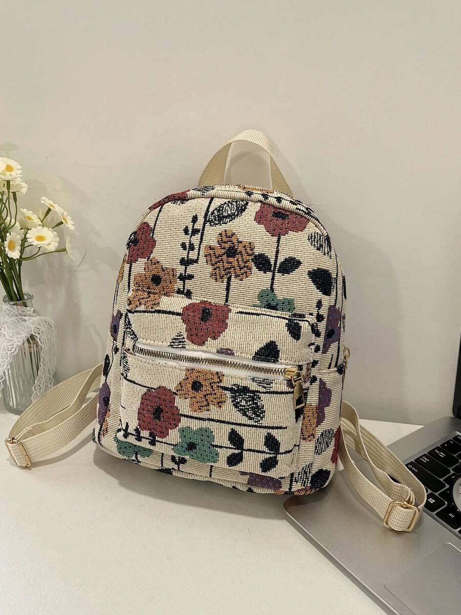 Minimalist Casual Versatile Large Capacity Backpack For Women Teen Girls College Students Outdoor Travel School Bag Preppy Back To School